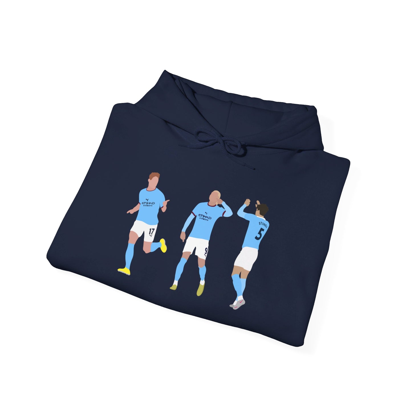 Kevin De Bruyne, Erling Haaland & John Stones - Manchester City - Hoodie