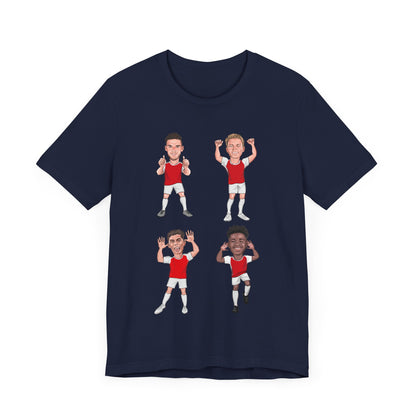 Declan Rice, Martin Ødegaard, Kai Havertz & Bukayo Saka - Arsenal - T-Shirt