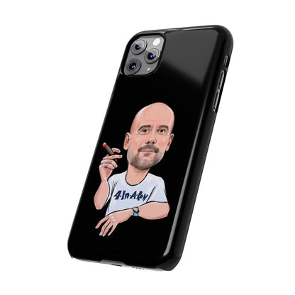 Pep Guardiola - Manchester City - 4 In A Row - Phone Case