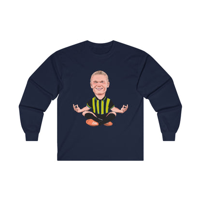 Erling Haaland - Manchester City Away Kit - Long Sleeve T-Shirt