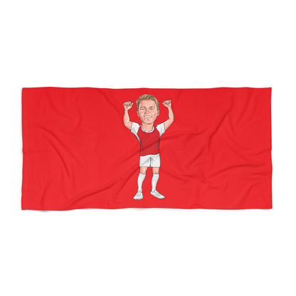 Martin Odegaard - Arsenal Home - Beach Towel