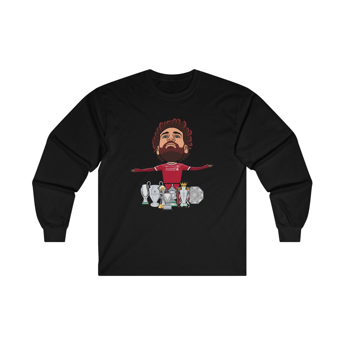 Mo Salah - Liverpool - Long Sleeve T-Shirt