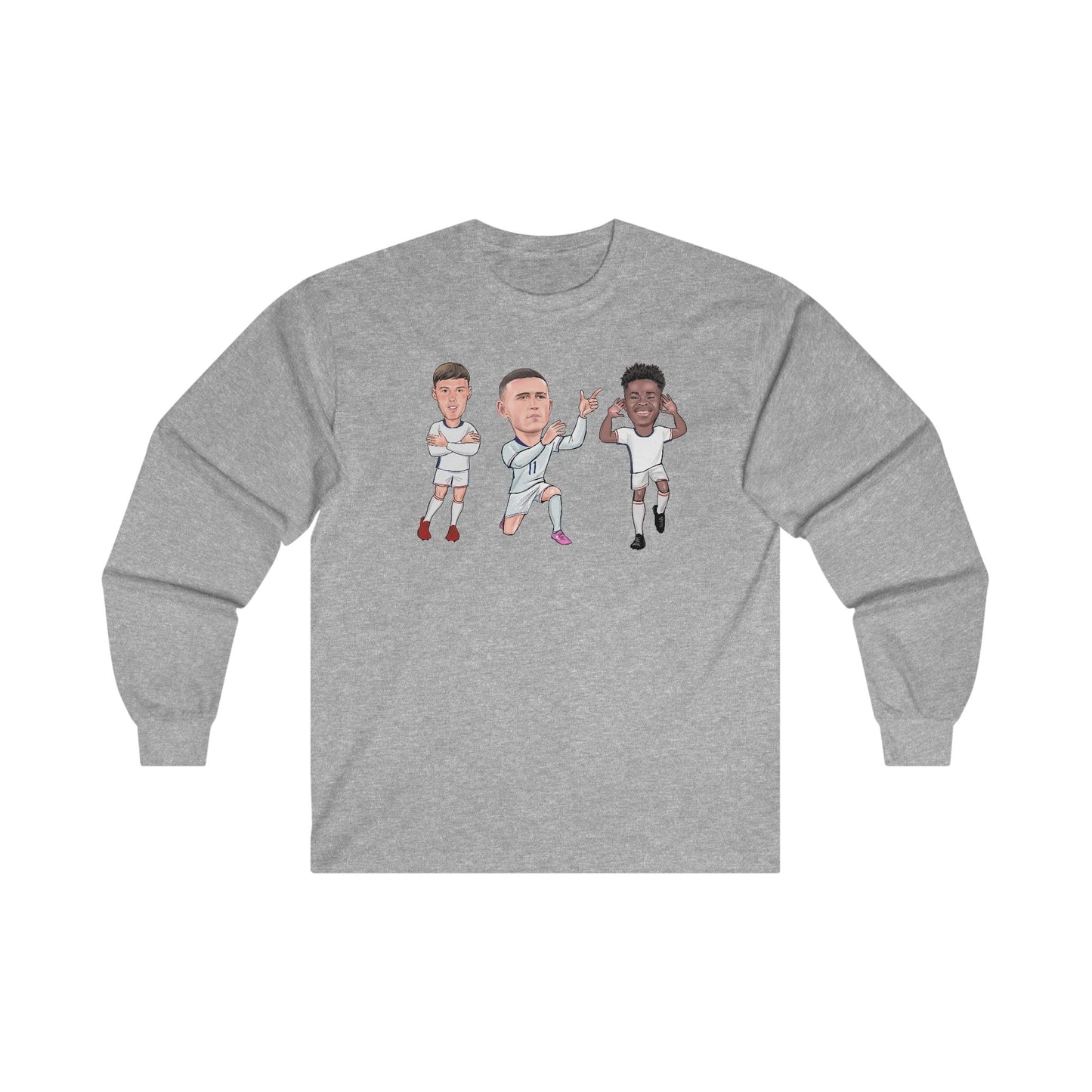 Cole Palmer, Phil Foden & Bukayo Saka  - Long Sleeve T-Shirt