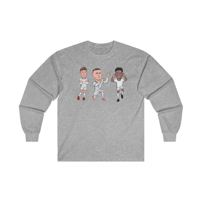 Cole Palmer, Phil Foden & Bukayo Saka  - Long Sleeve T-Shirt