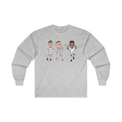 Cole Palmer, Phil Foden & Bukayo Saka  - Long Sleeve T-Shirt