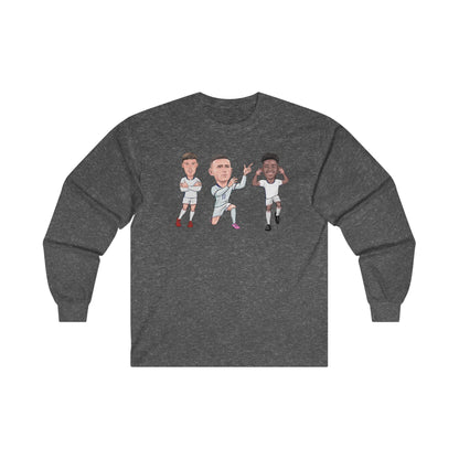 Cole Palmer, Phil Foden & Bukayo Saka  - Long Sleeve T-Shirt