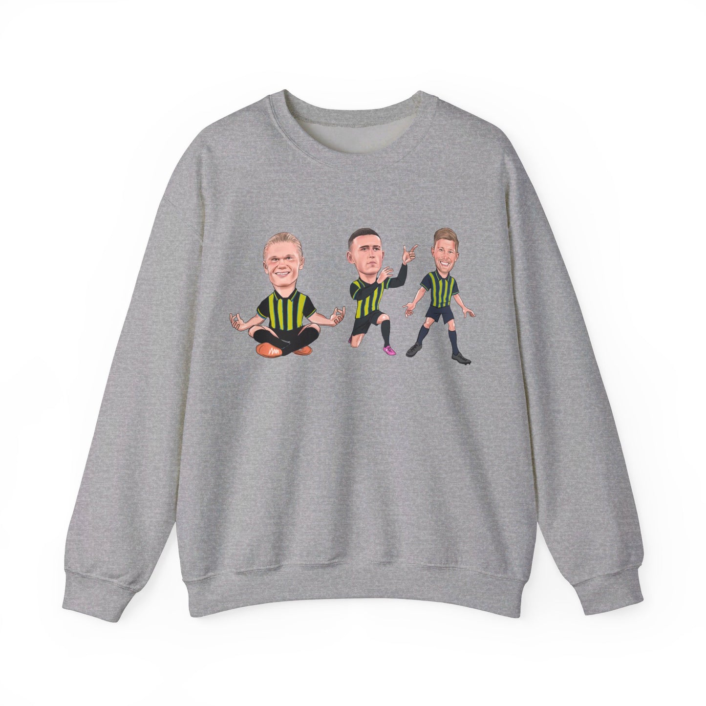 Erling Haaland, Phil Foden & Kevin De Bruyne - Manchester City Away Kit - Sweatshirt