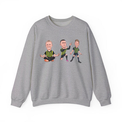 Erling Haaland, Phil Foden & Kevin De Bruyne - Manchester City Away Kit - Sweatshirt