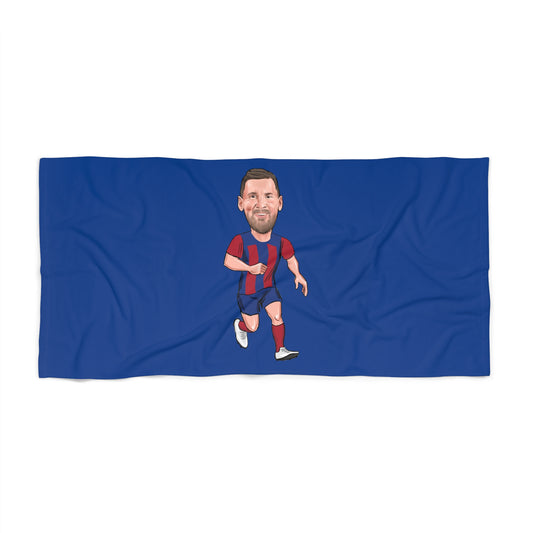 Lionel Messi - Barcelona - Beach Towel