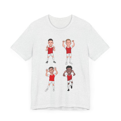 Declan Rice, Martin Ødegaard, Kai Havertz & Bukayo Saka - Arsenal - T-Shirt