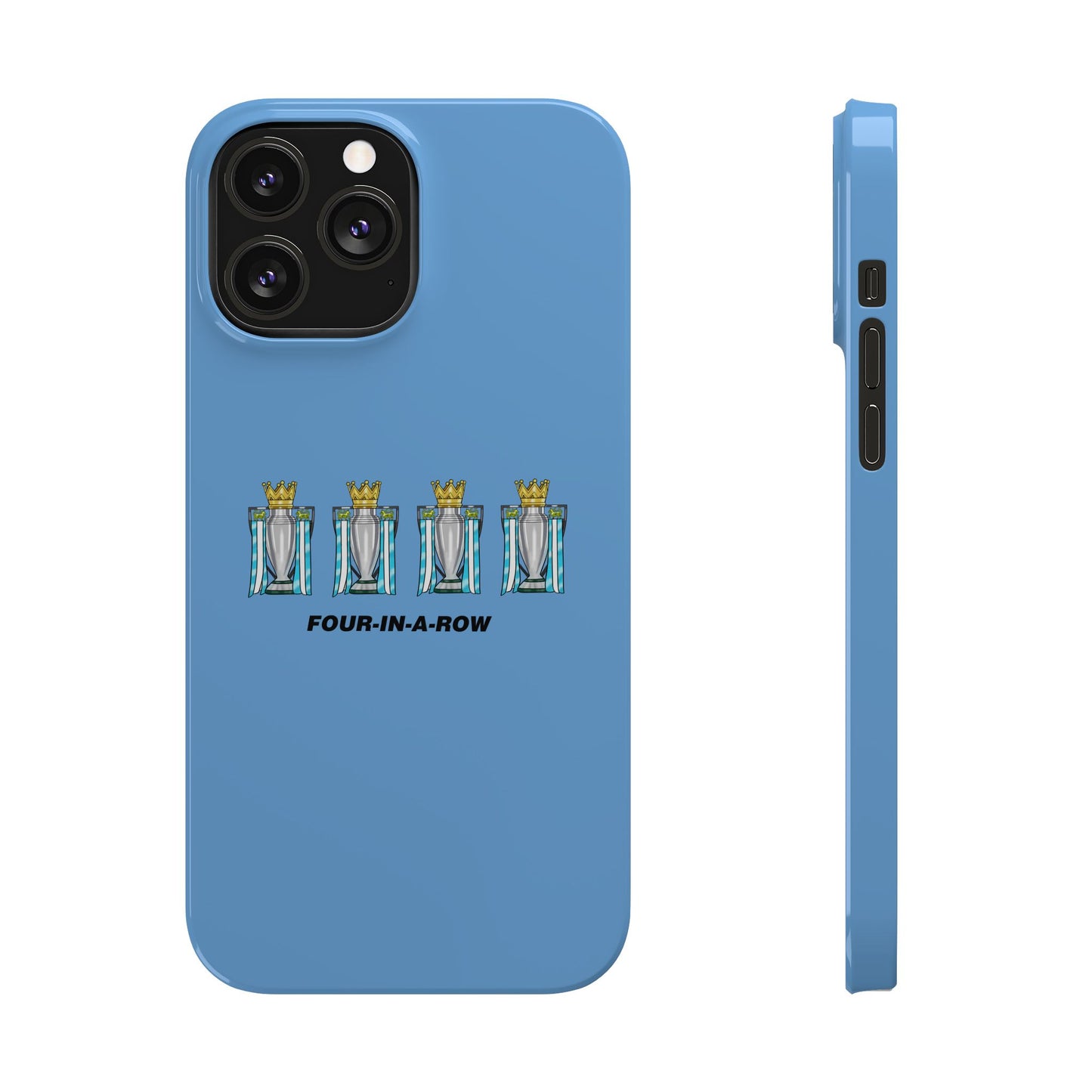 Manchester City - Four In A Row - Phone Case