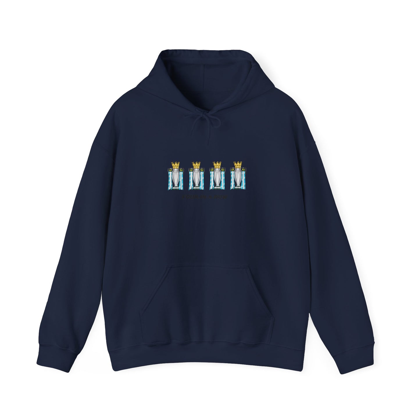 Manchester City - Four-In-A-Row - Hoodie