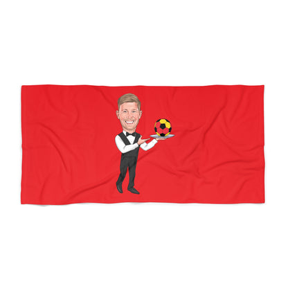 KevinDe Bruyne - Served On A Plate Belgium Beach Towel