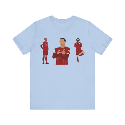 Virgil Van Dijk - Trent Alexander-Arnold - Mo Salah  - Liverpool - T-Shirt