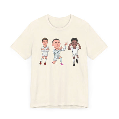 Cole Palmer, Phil Foden & Bukayo Saka - England - T-Shirt