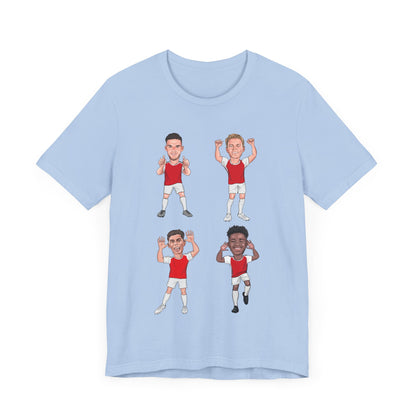 Declan Rice, Martin Ødegaard, Kai Havertz & Bukayo Saka - Arsenal - T-Shirt