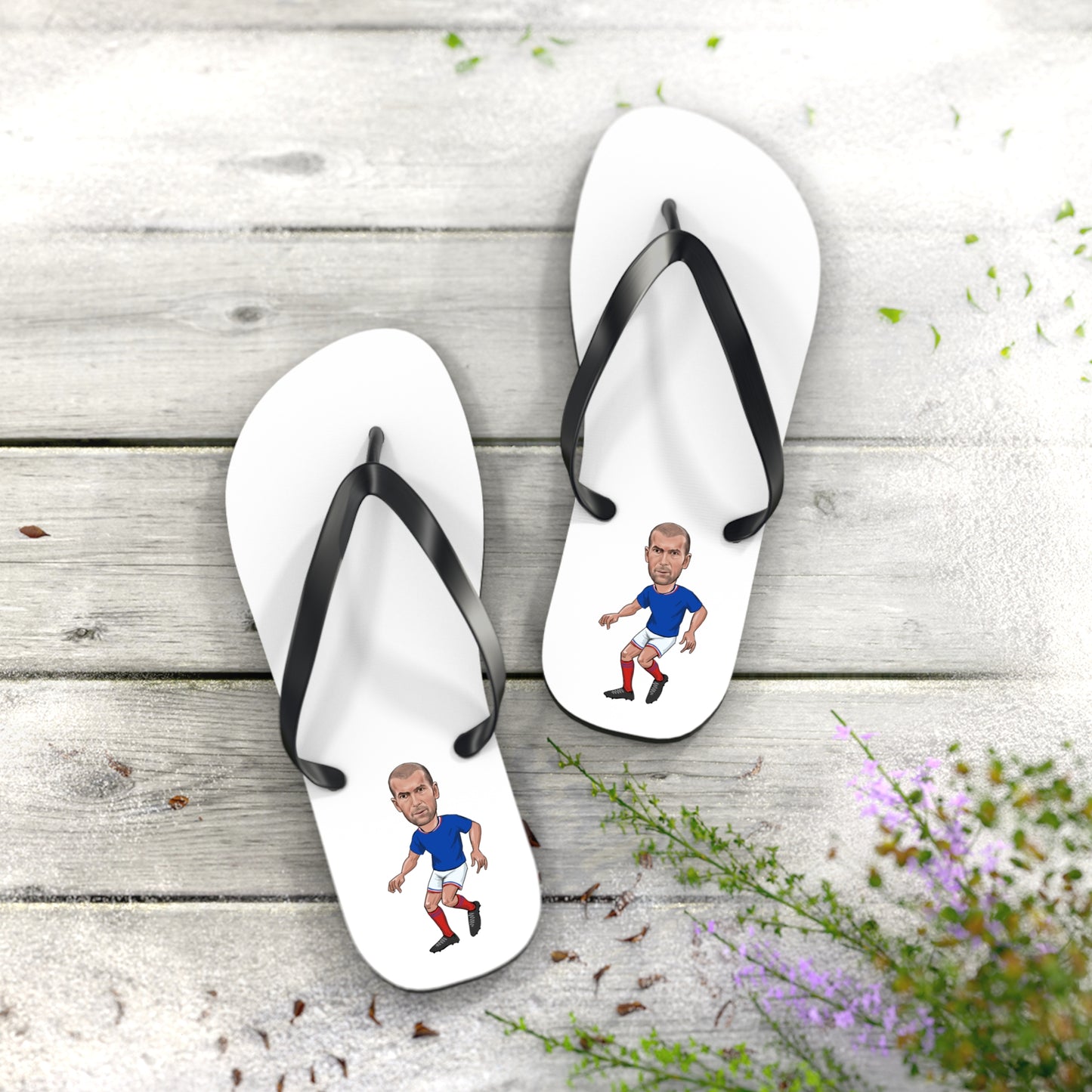 Zinedine Zidane - France - Flip Flops