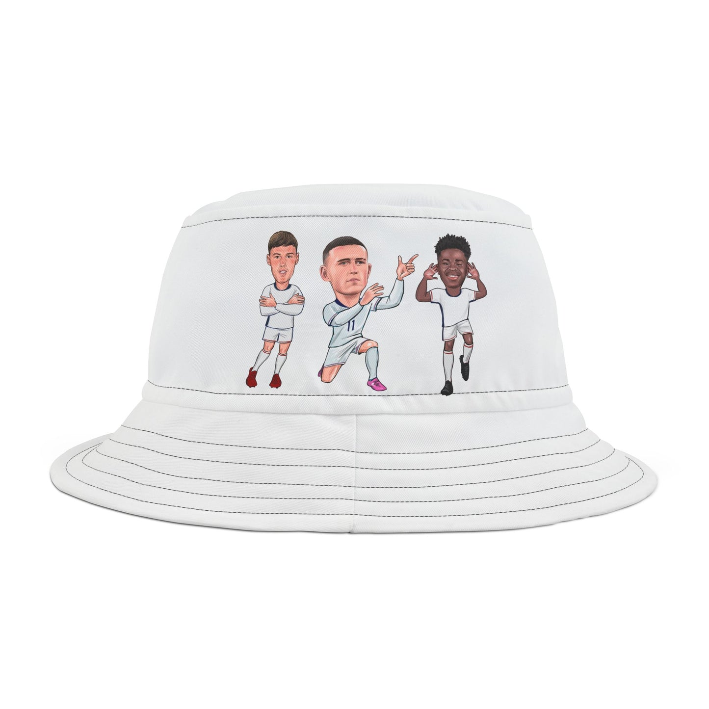 Cole Palmer, Phil Foden, Bukayo Saka - England - Bucket Hat