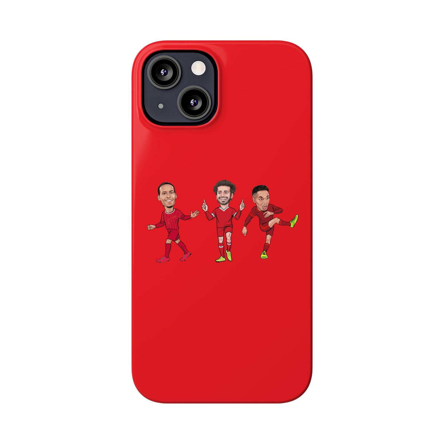 Mo Salah, Virgil Van Dijk & Trent Alexander-Arnold - Liverpool - Phone Case