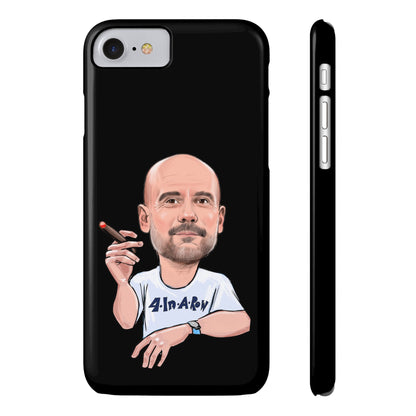 Pep Guardiola - Manchester City - 4 In A Row - Phone Case