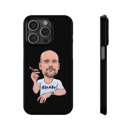 Pep Guardiola - Manchester City - 4 In A Row - Phone Case