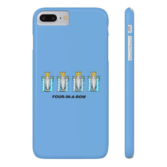 Manchester City - Four In A Row - Phone Case