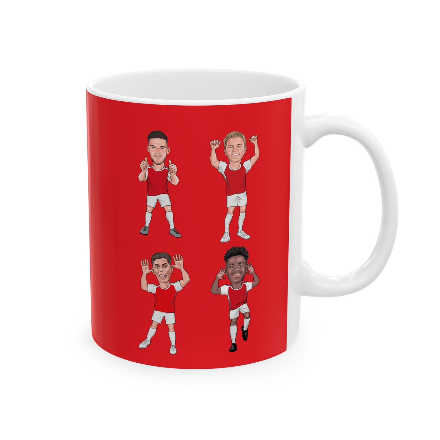 Declan Rice, Martin Odegaard, Kai Havertz & Bukayo Saka - Arsenal - Mug