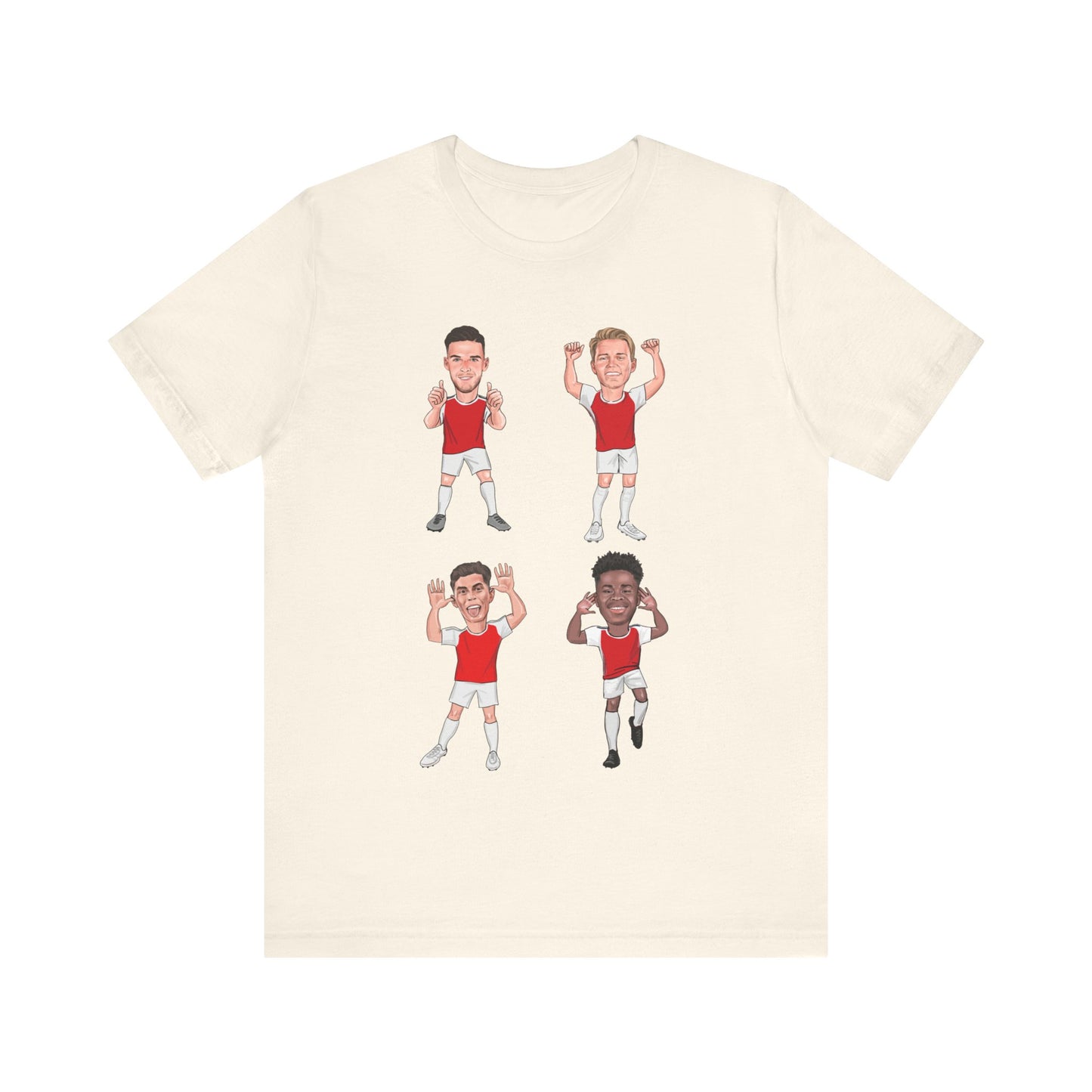 Declan Rice, Martin Ødegaard, Kai Havertz & Bukayo Saka - Arsenal - T-Shirt