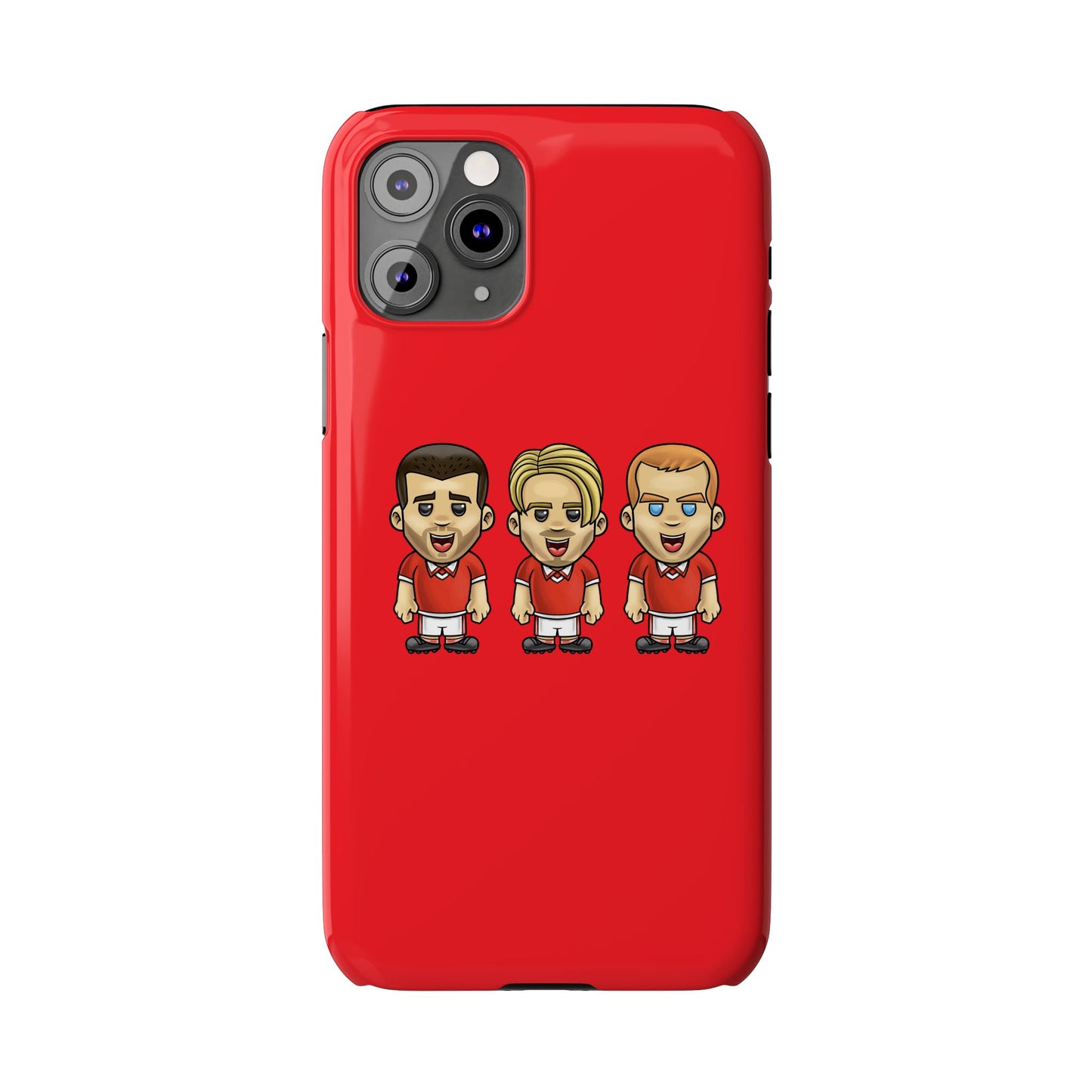 Paul Scholes, Roy Keane & David Beckham - Manchester United - Phone Case