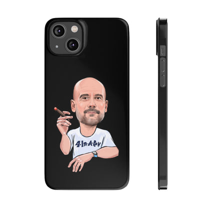 Pep Guardiola - Manchester City - 4 In A Row - Phone Case