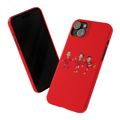 Mo Salah, Virgil Van Dijk & Trent Alexander-Arnold - Liverpool - Phone Case