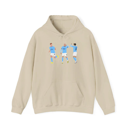 Kevin De Bruyne, Erling Haaland & John Stones - Manchester City - Hoodie