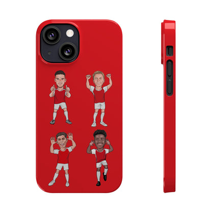 Declan Rice, Martin Odegaard, Kai Havertz & Bukayo Saka - Arsenal -  Phone Case