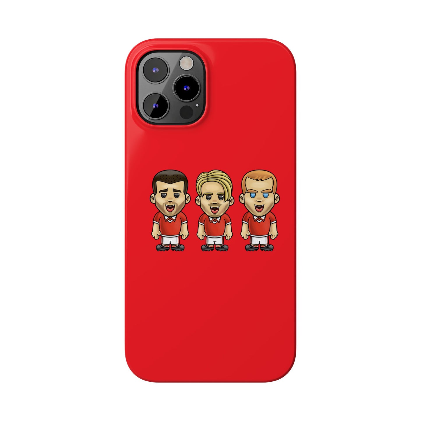 Paul Scholes, Roy Keane & David Beckham - Manchester United - Phone Case