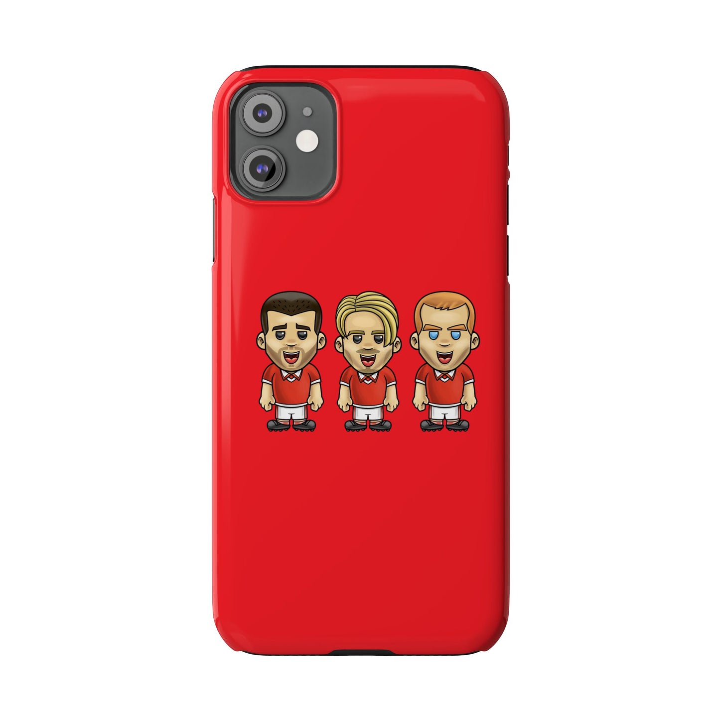 Paul Scholes, Roy Keane & David Beckham - Manchester United - Phone Case