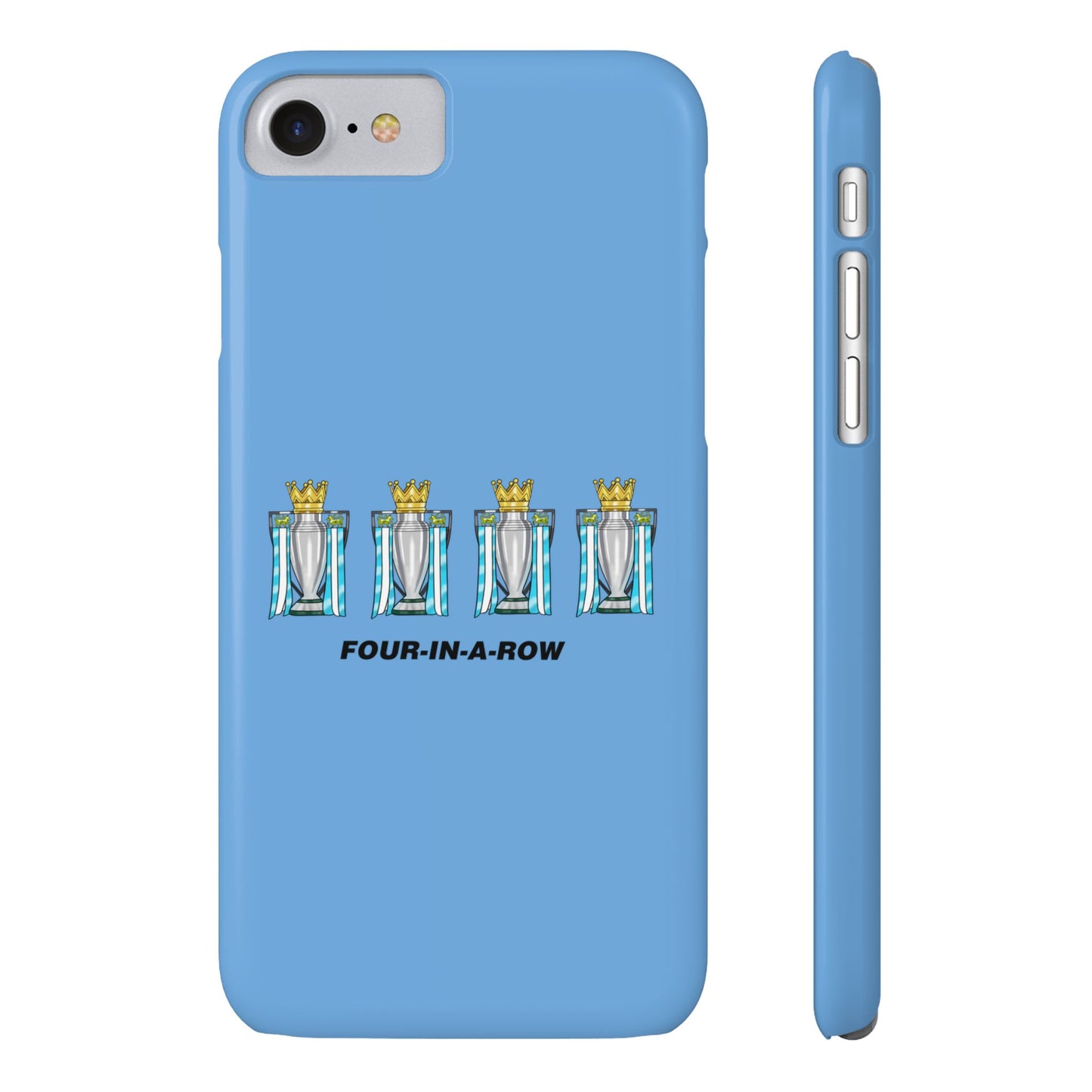 Manchester City - Four In A Row - Phone Case