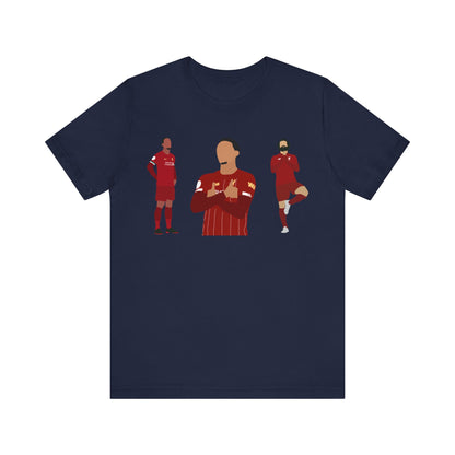 Virgil Van Dijk - Trent Alexander-Arnold - Mo Salah  - Liverpool - T-Shirt