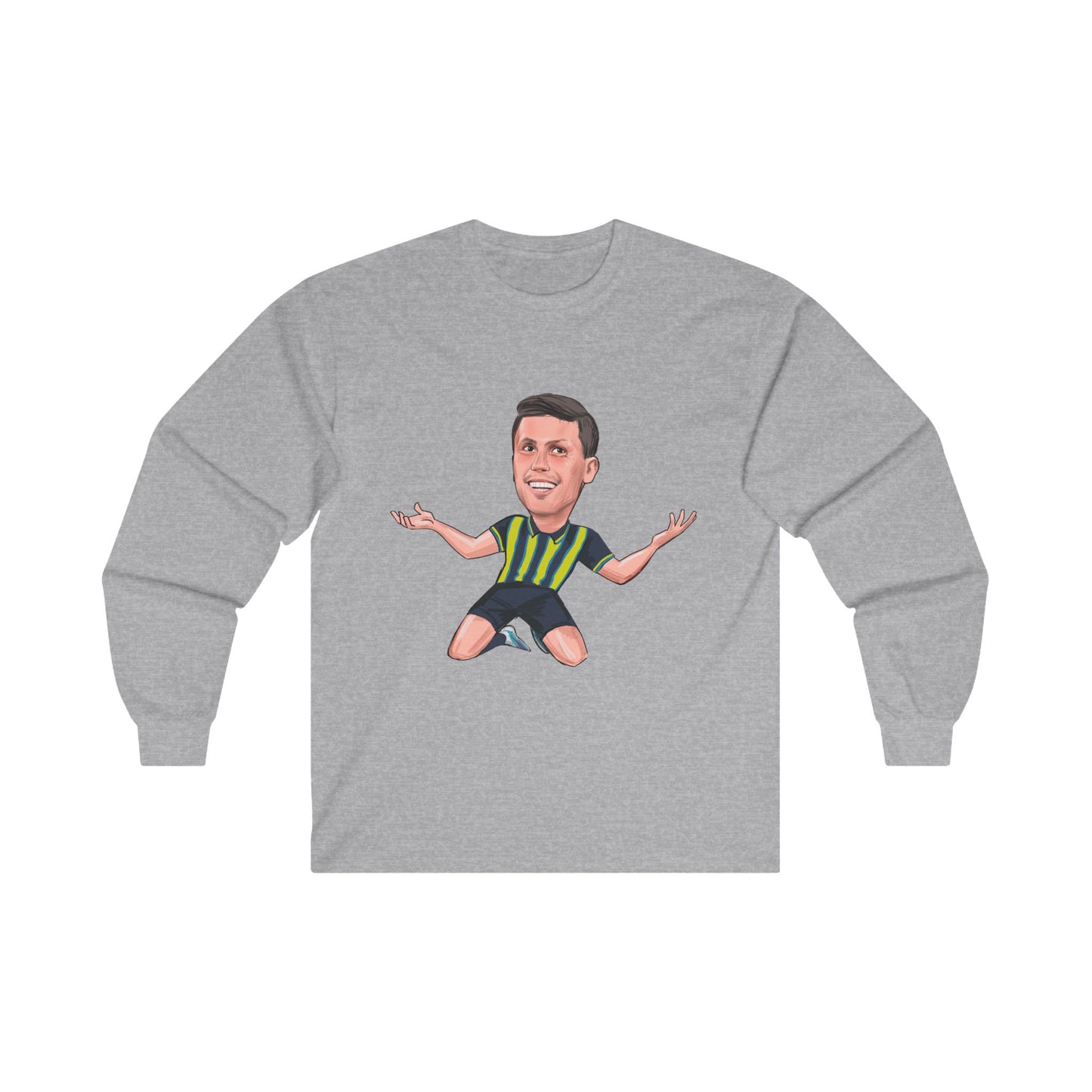 Rodri - Manchester City Away Kit - Long Sleeve T-Shirt