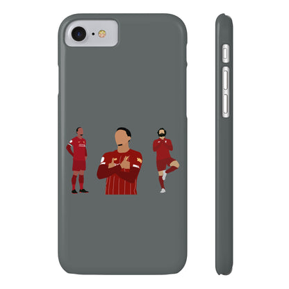 Virgil Van Dijk - Trent Alexander-Arnold - Mo Salah - Liverpool - Phone Case