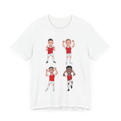 Declan Rice, Martin Ødegaard, Kai Havertz & Bukayo Saka - Arsenal - T-Shirt