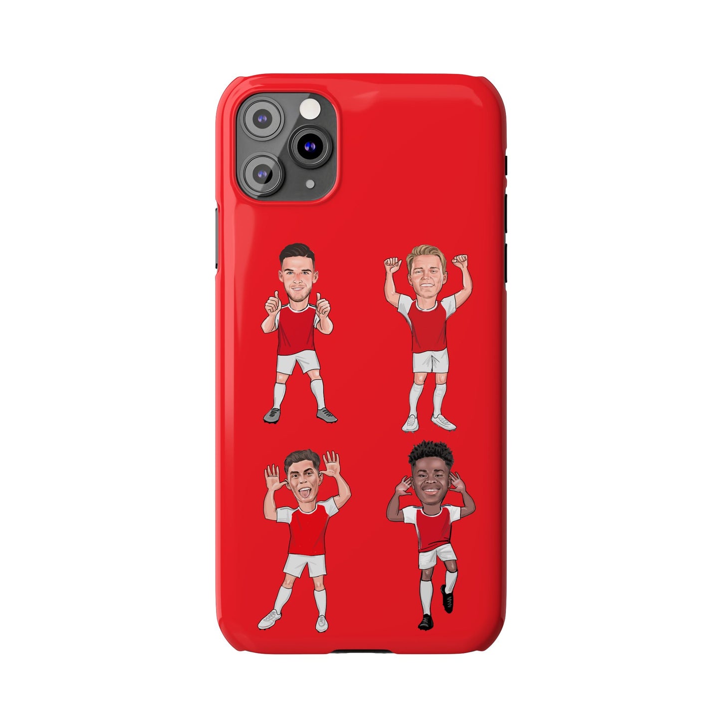 Declan Rice, Martin Odegaard, Kai Havertz & Bukayo Saka - Arsenal -  Phone Case