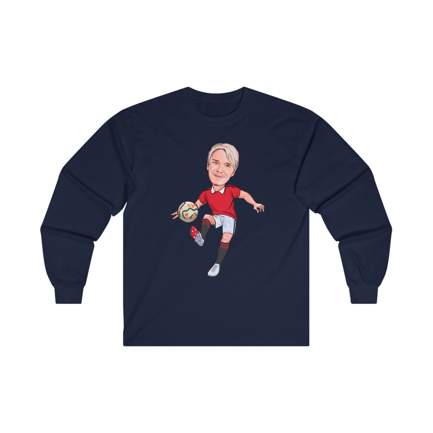 David Beckham - Manchester United - Long Sleeve T-Shirt