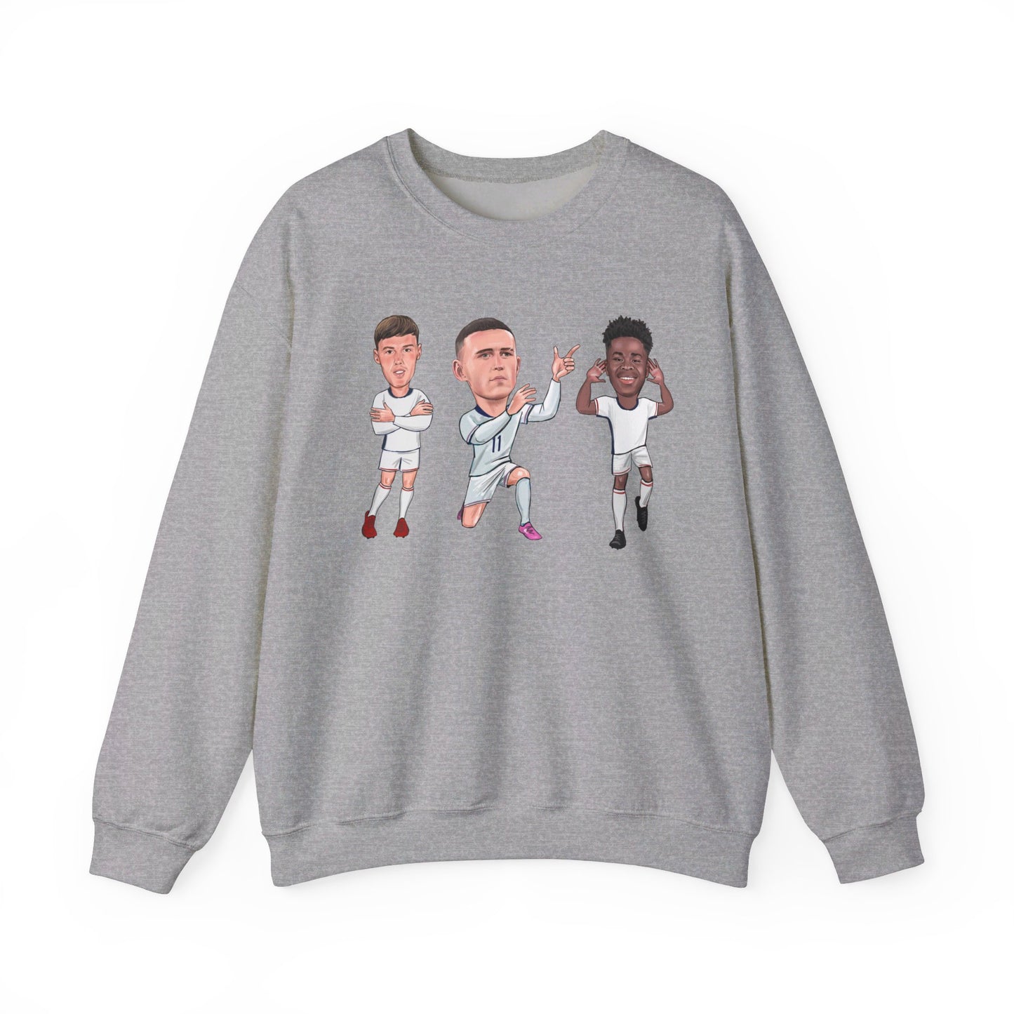 Cole Palmer, Phil Foden & Bukayo Saka  - England - Sweatshirt