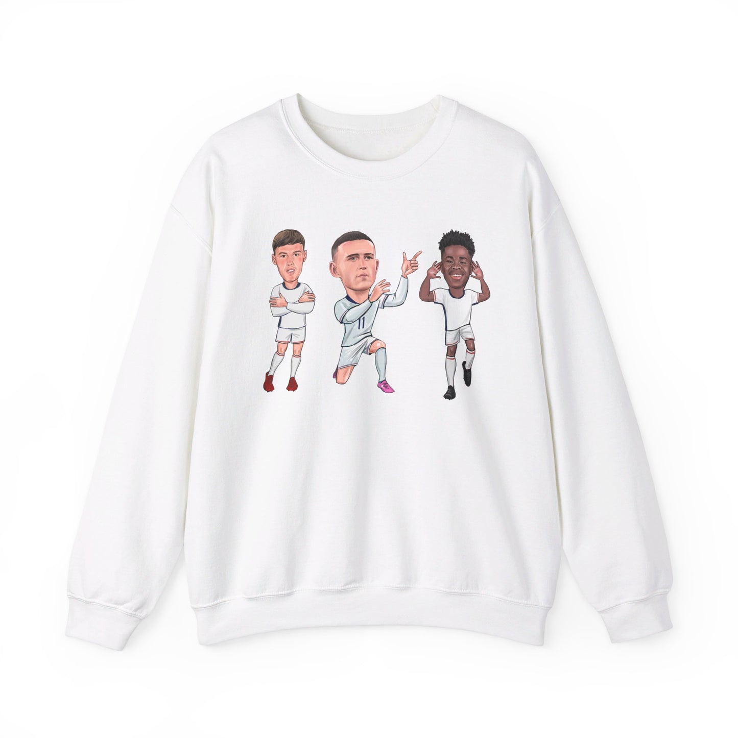 Cole Palmer, Phil Foden & Bukayo Saka  - England - Sweatshirt