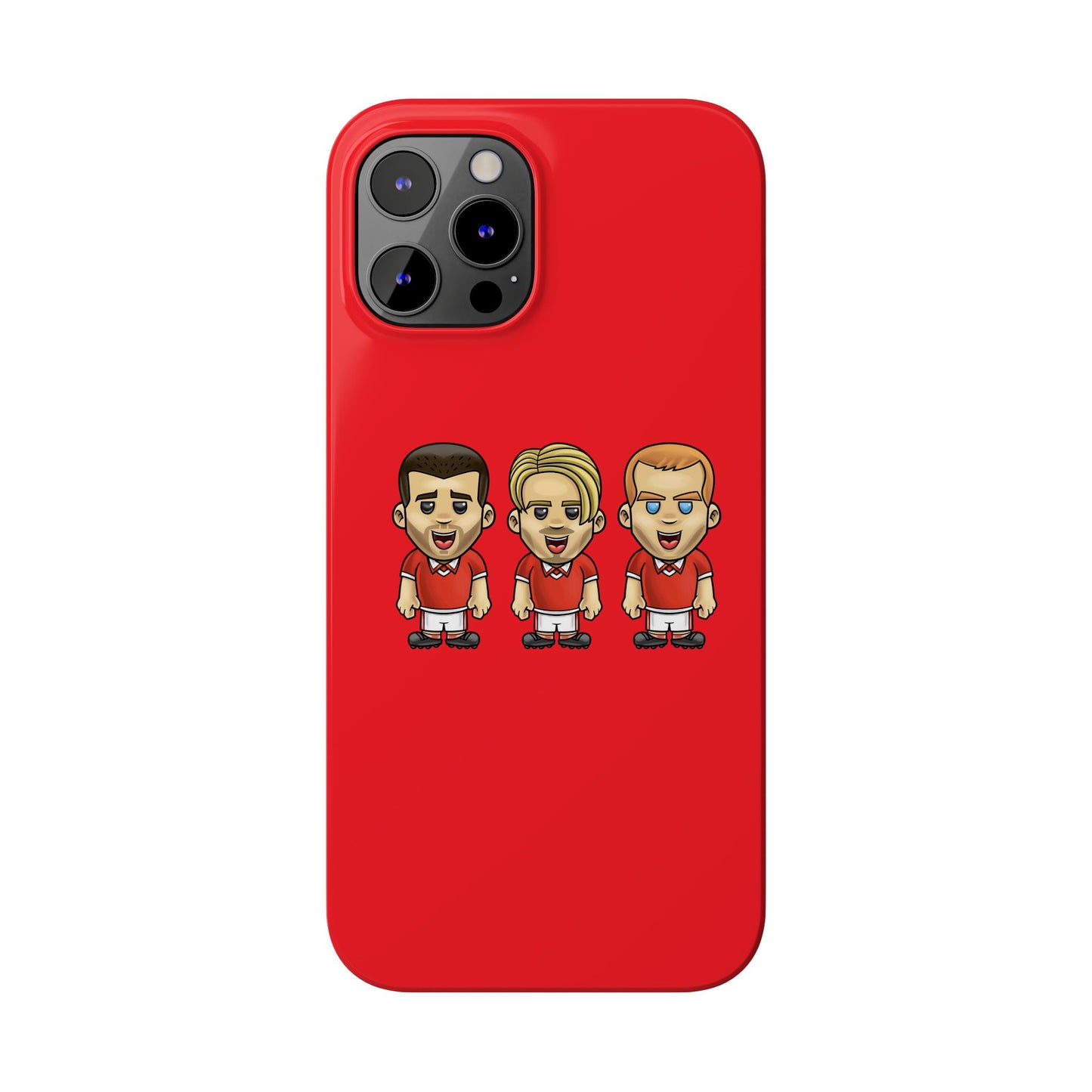 Paul Scholes, Roy Keane & David Beckham - Manchester United - Phone Case