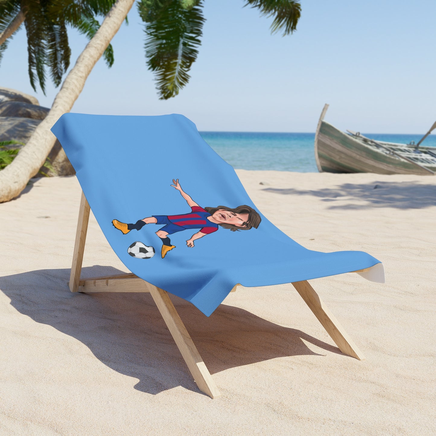 Lionel Messi - Barcelona - Beach Towel