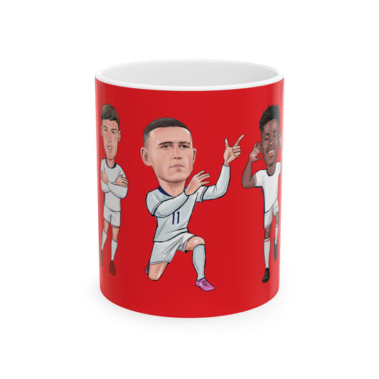 Phil Foden, Cole Palmer & Bukayo Saka - England - Mug