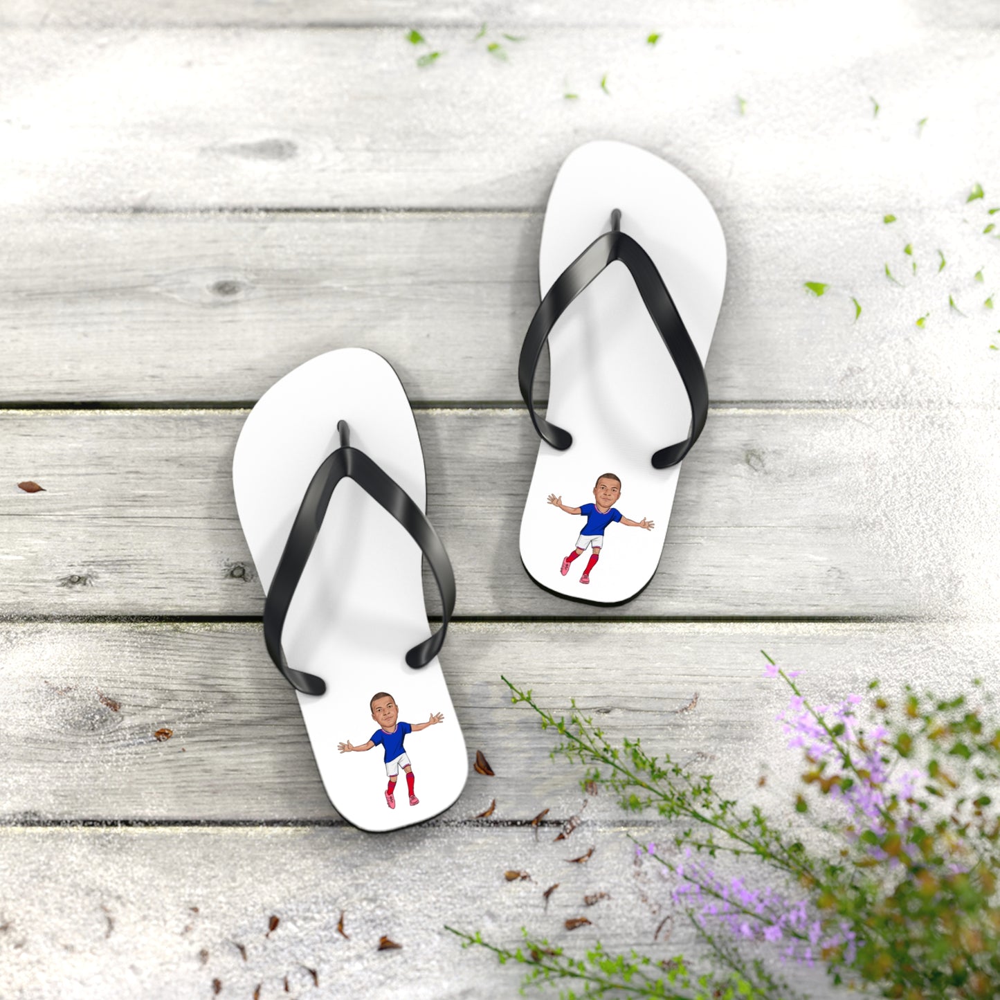 Kylian Mbappe - France - Flip Flops