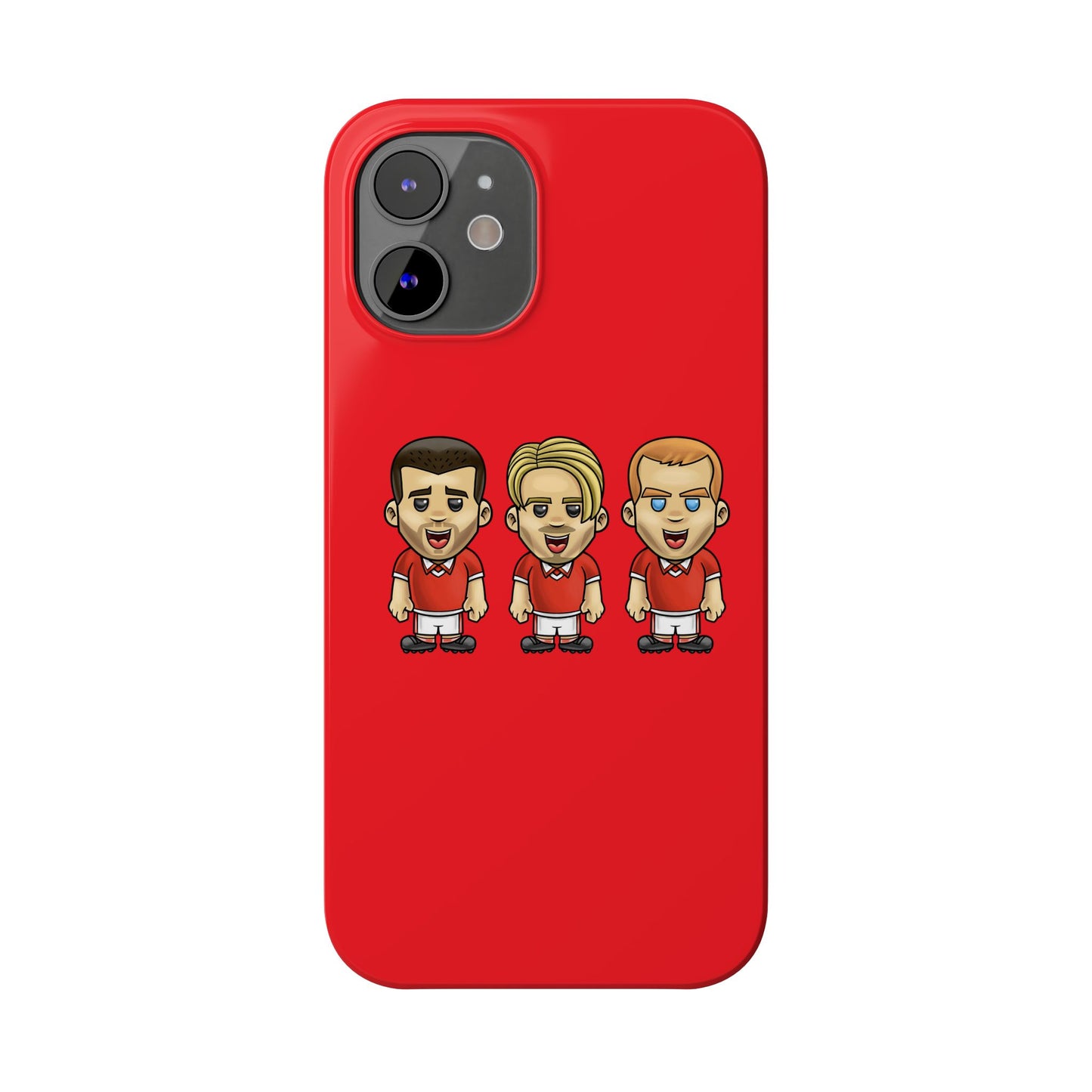 Paul Scholes, Roy Keane & David Beckham - Manchester United - Phone Case