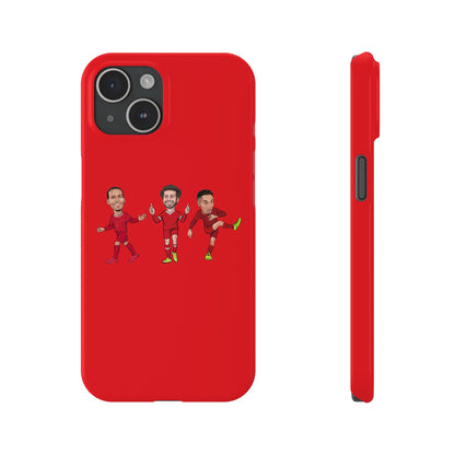 Mo Salah, Virgil Van Dijk & Trent Alexander-Arnold - Liverpool - Phone Case